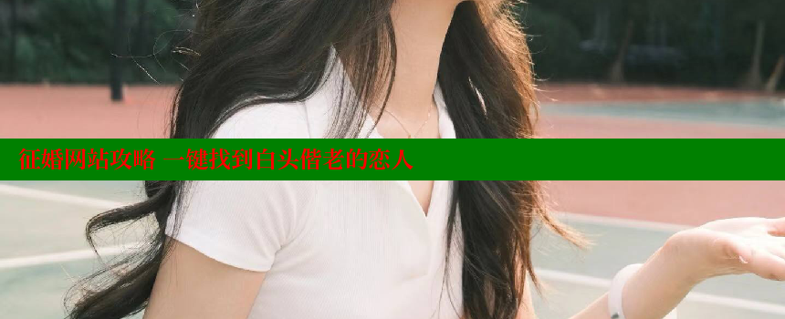 征婚网站攻略 一键找到白头偕老的恋人 糖心vlong官方网站 第1张